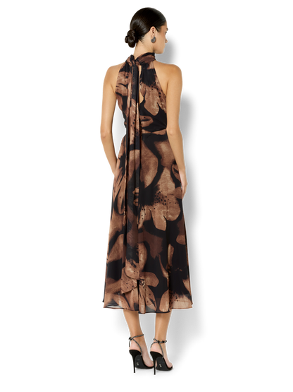Charlotte Cinnamon Printed Dress