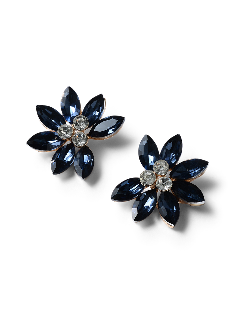 Denver Blue Crystal Earrings