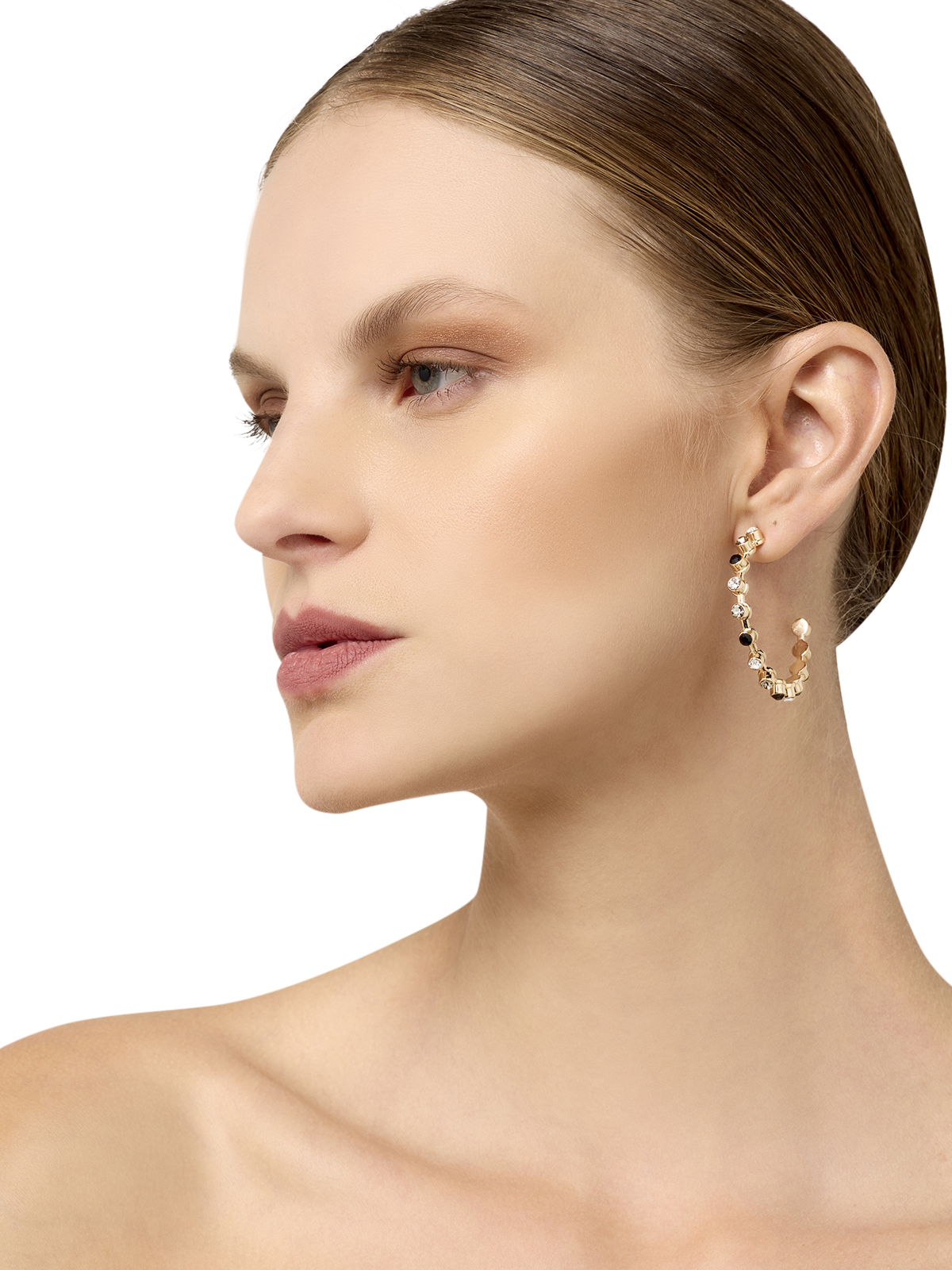 Jane Gold Hoop Earrings