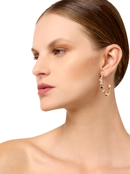 Jane Gold Hoop Earrings