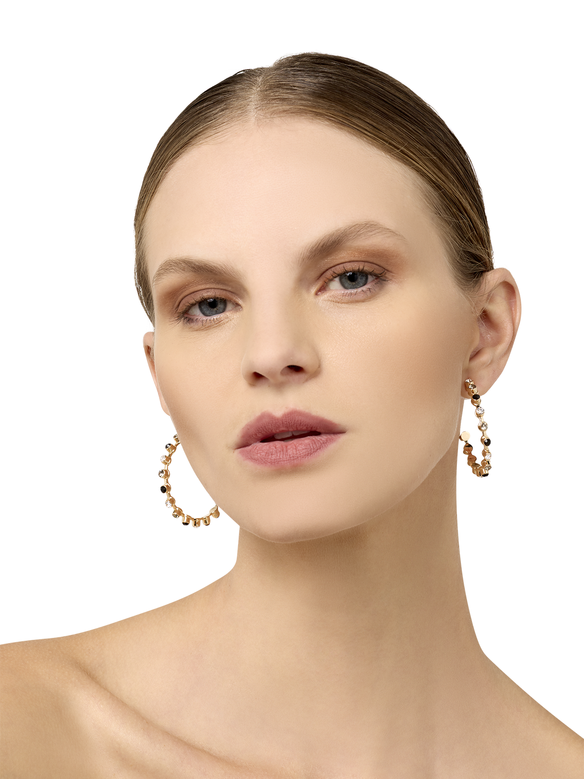 Jane Gold Hoop Earrings
