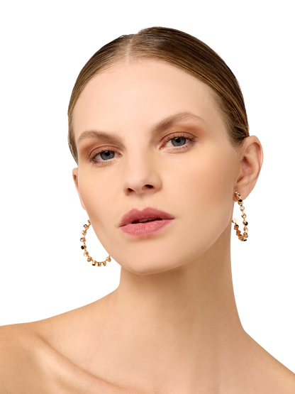 Jane Gold Hoop Earrings