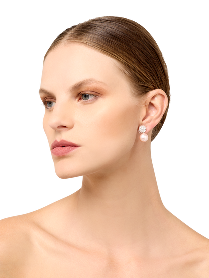 Orphia Pink Pearl Earrings