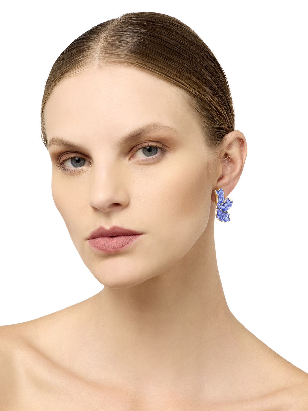 Kiki Blue Floral Earrings
