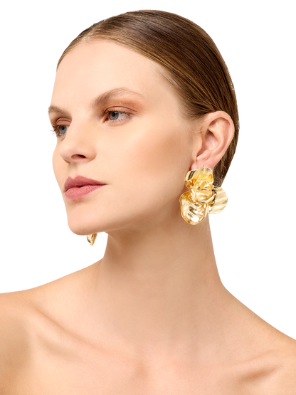 Rori Gold Rose Earrings