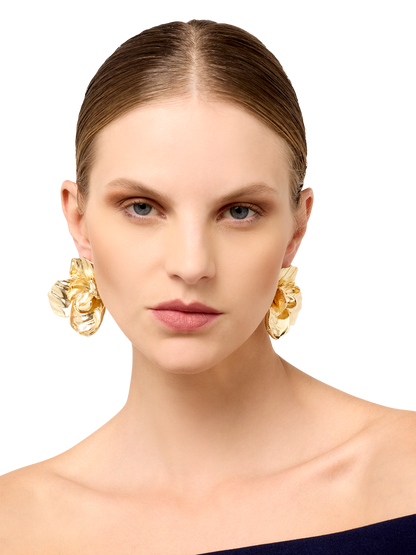 Rori Gold Rose Earrings