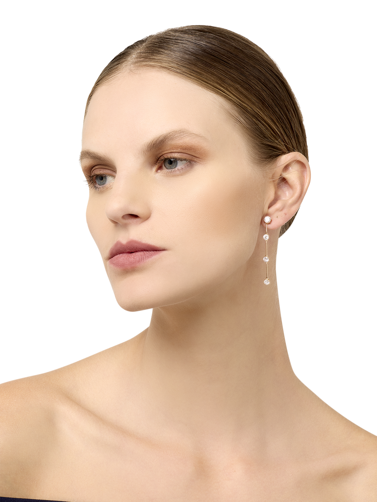 Delia Gold Drop Earrings
