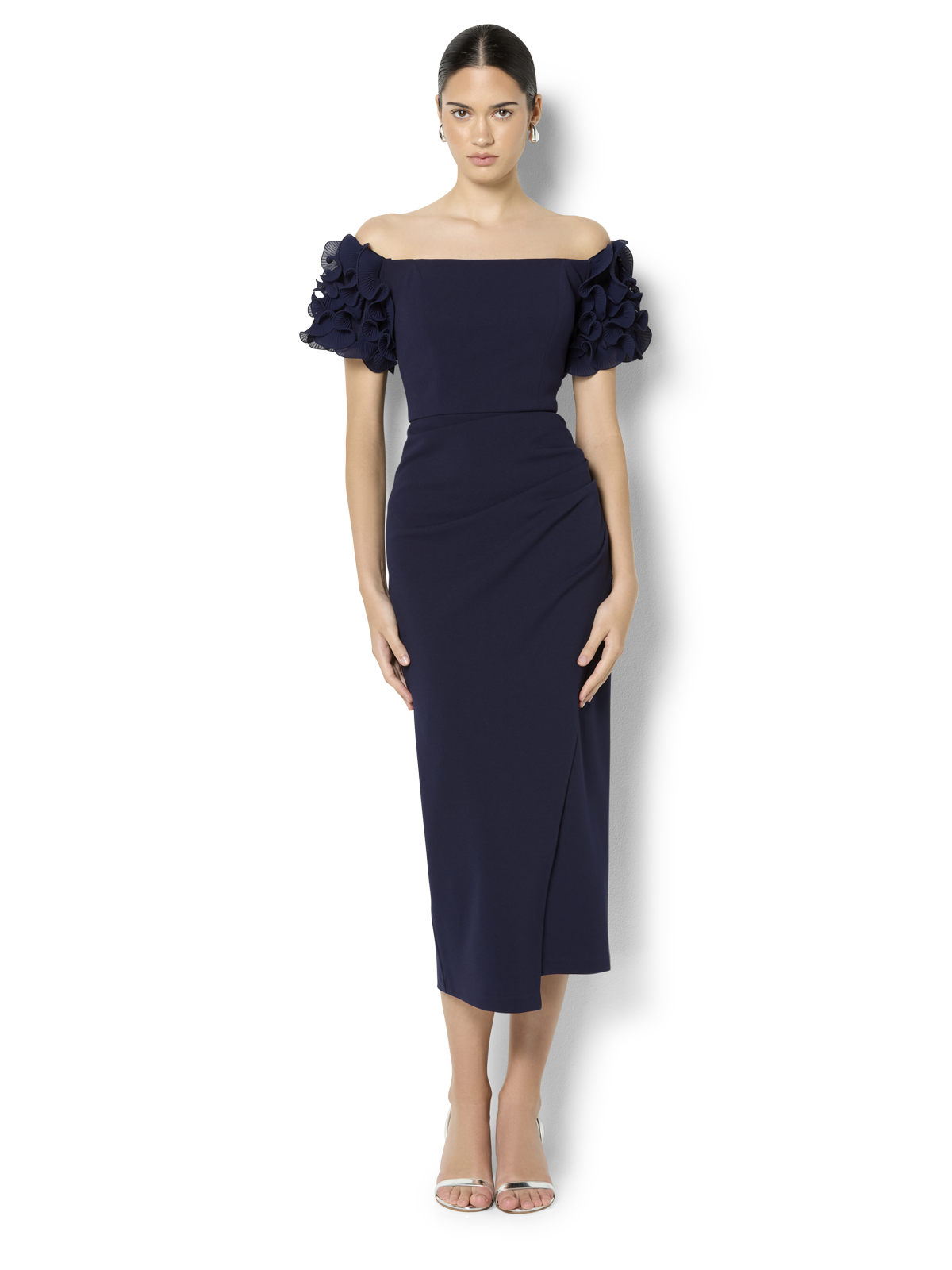 Frida Navy Cocktail Dress – Montique