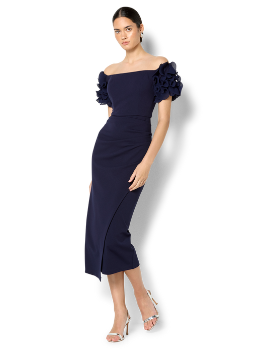 Frida Navy Cocktail Dress