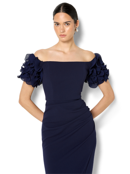 Frida Navy Cocktail Dress