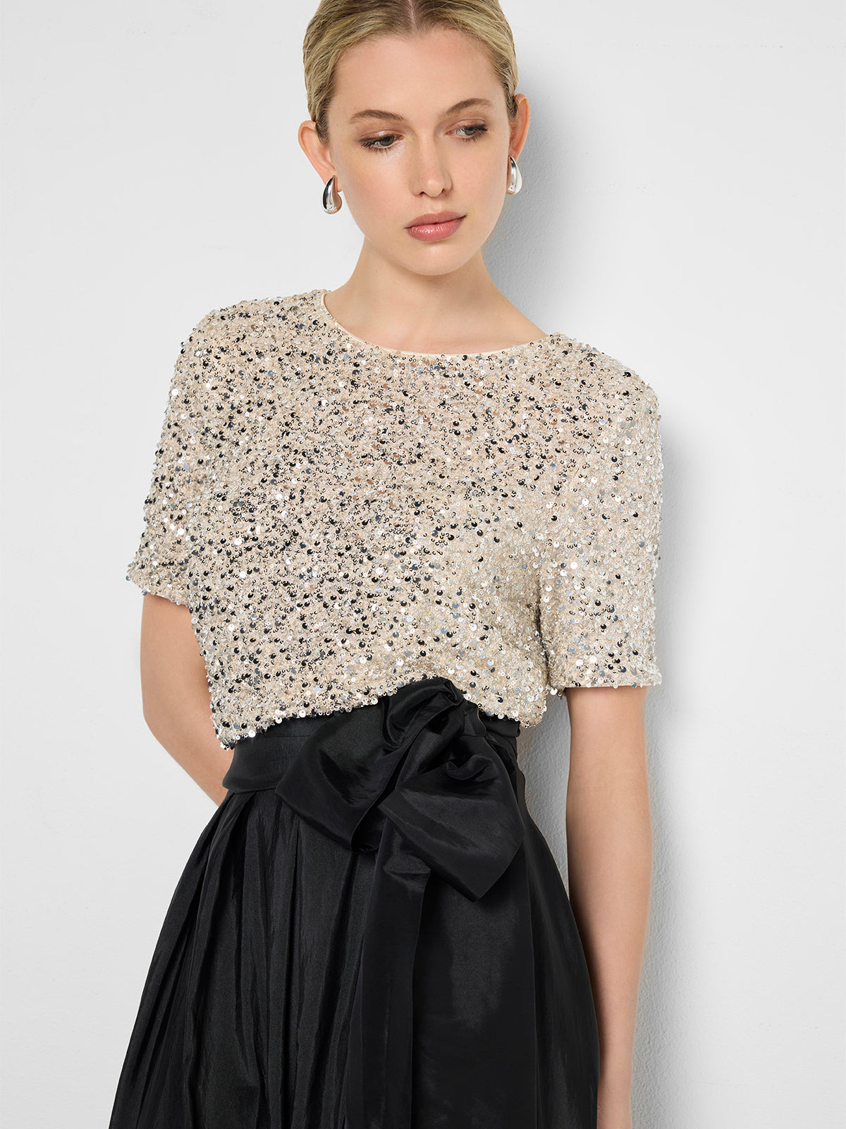 Ginger Mink Sequin Top