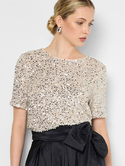 Ginger Mink Sequin Top