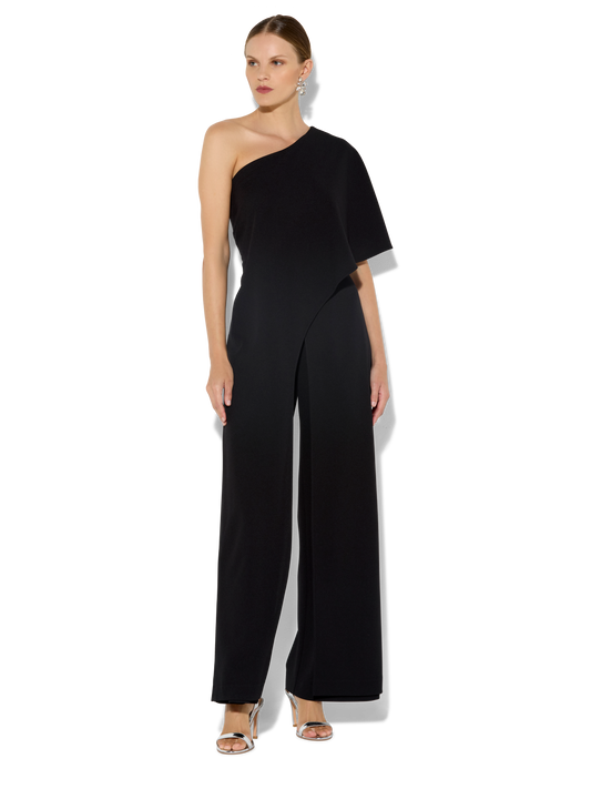 Harper Black One Shoulder Jumpsuit