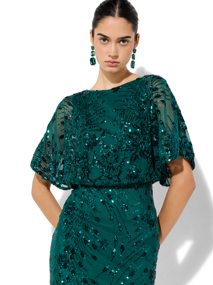 Honour Emerald Cocktail Dress