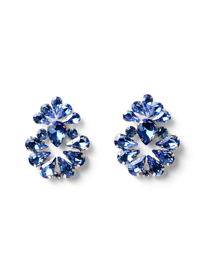 Hugo Blue Crystal Earrings
