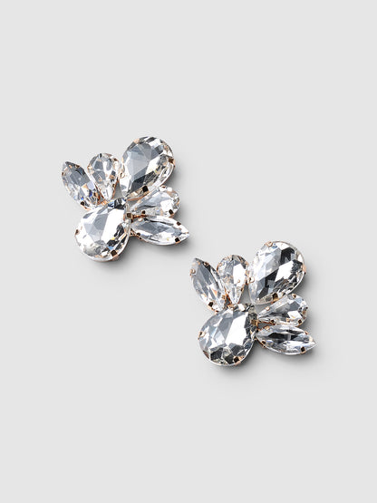 Josephine Crystal Gold Crystal Earrings