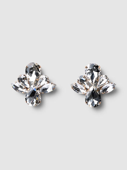 Josephine Crystal Gold Crystal Earrings