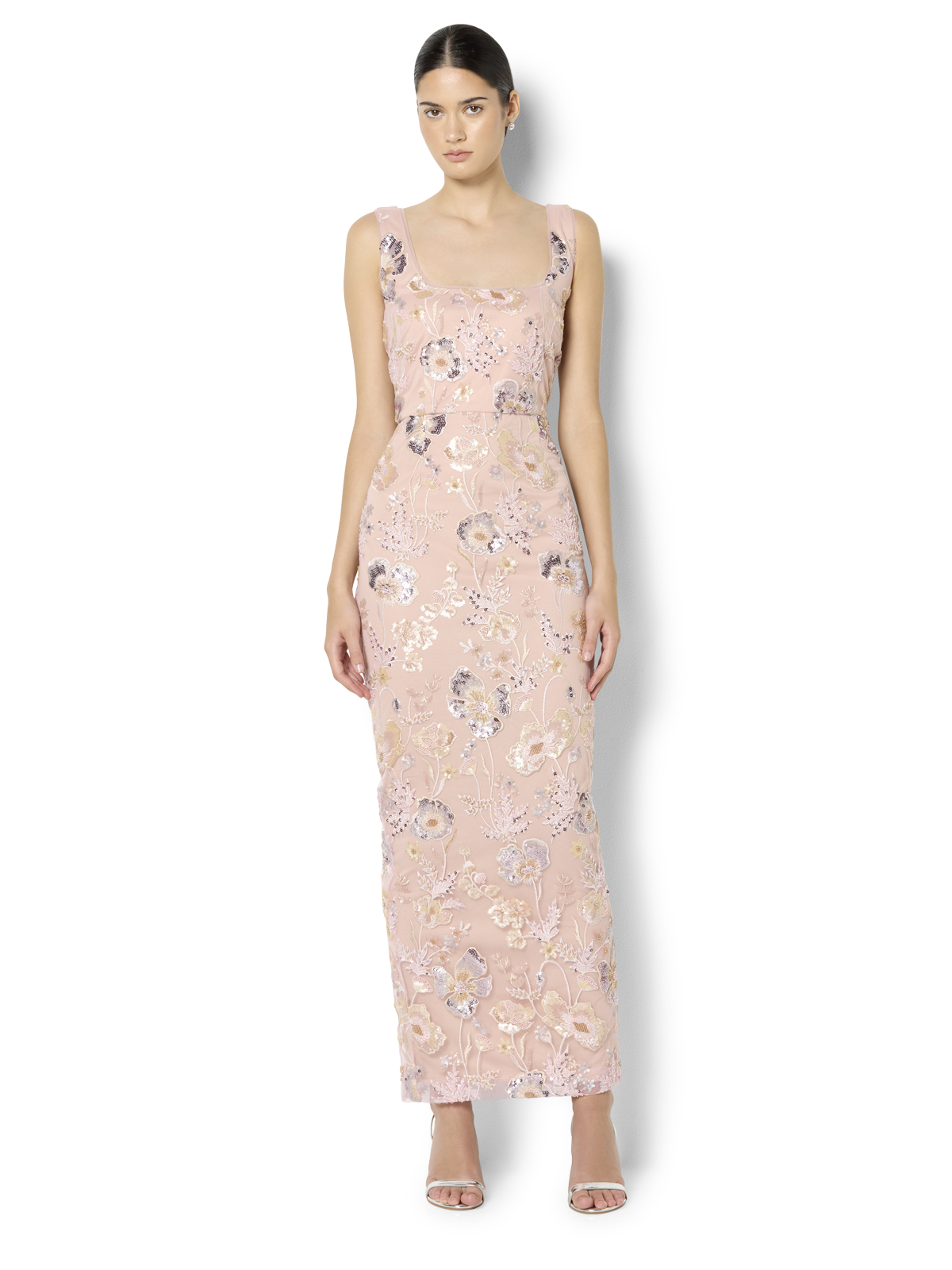 Katalina Pink Sequin Gown