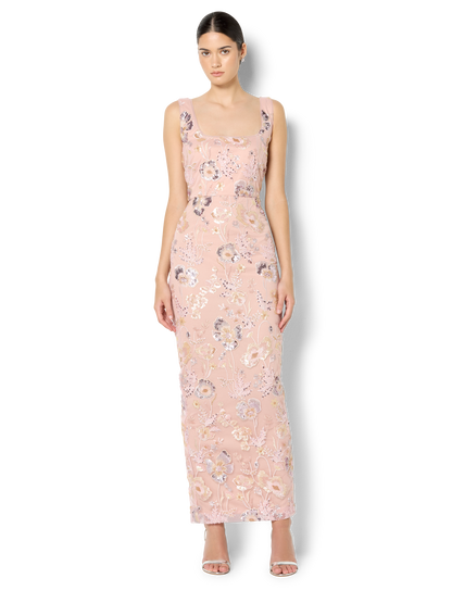 Katalina Pink Sequin Gown