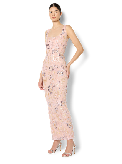 Katalina Pink Sequin Gown