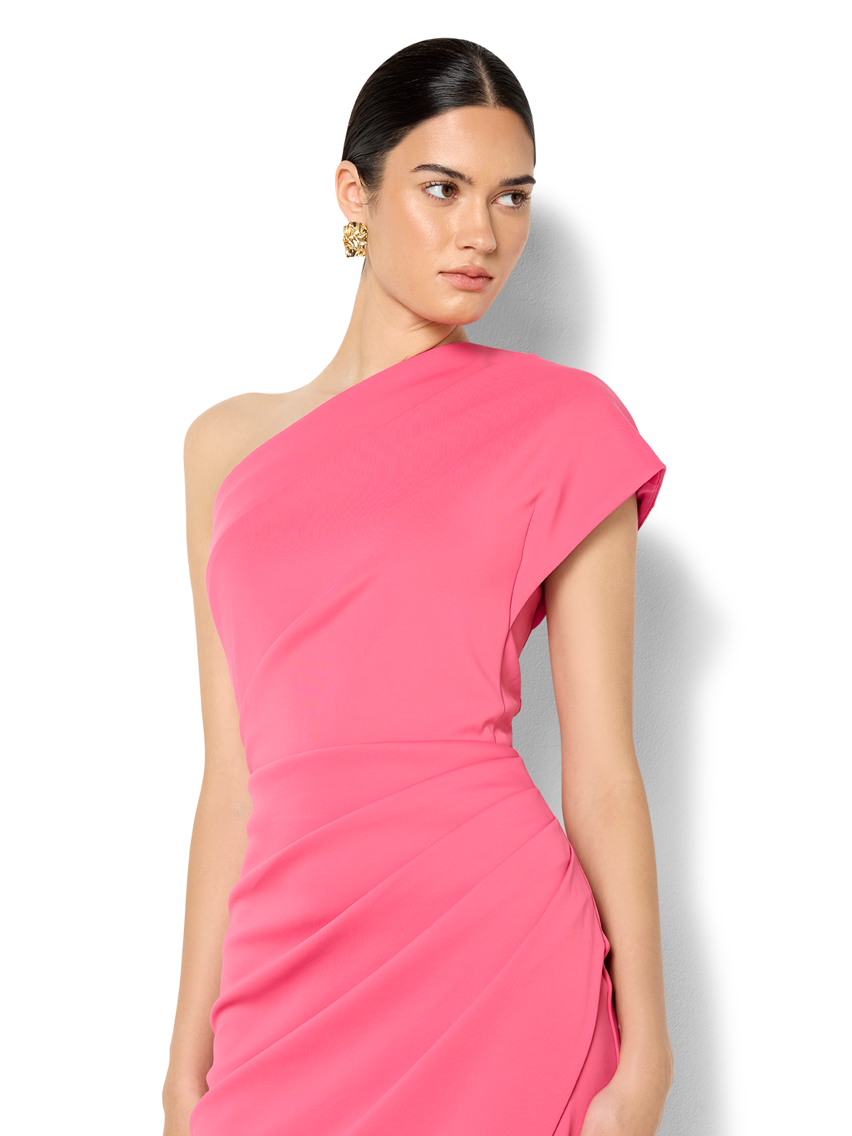 Kennedy Pink One Shoulder Dress