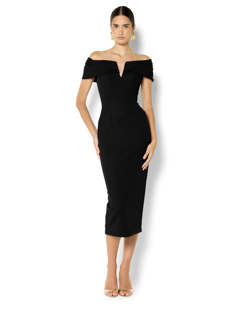 Kadence Black Strapless Dress