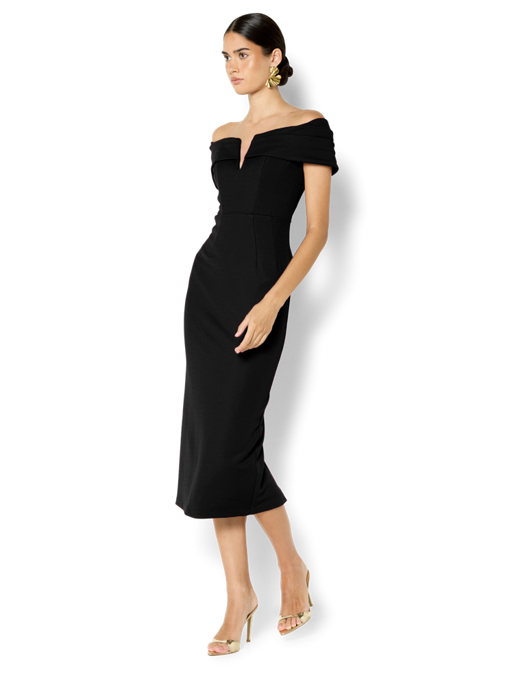 Kadence Black Strapless Dress