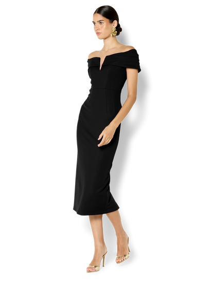 Kadence Black Strapless Dress