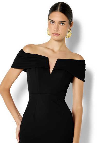 Kadence Black Strapless Dress