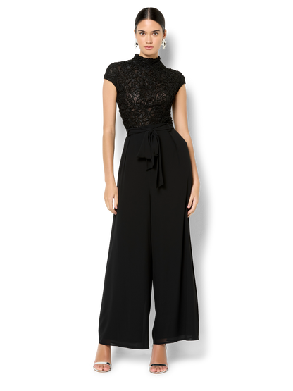Kalli Black Lace Top