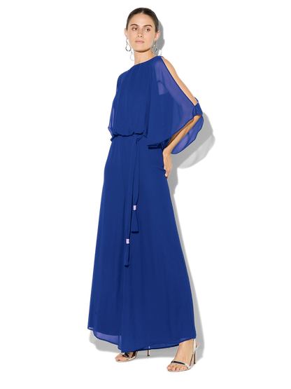 Lucien Sapphire Chiffon Jumpsuit