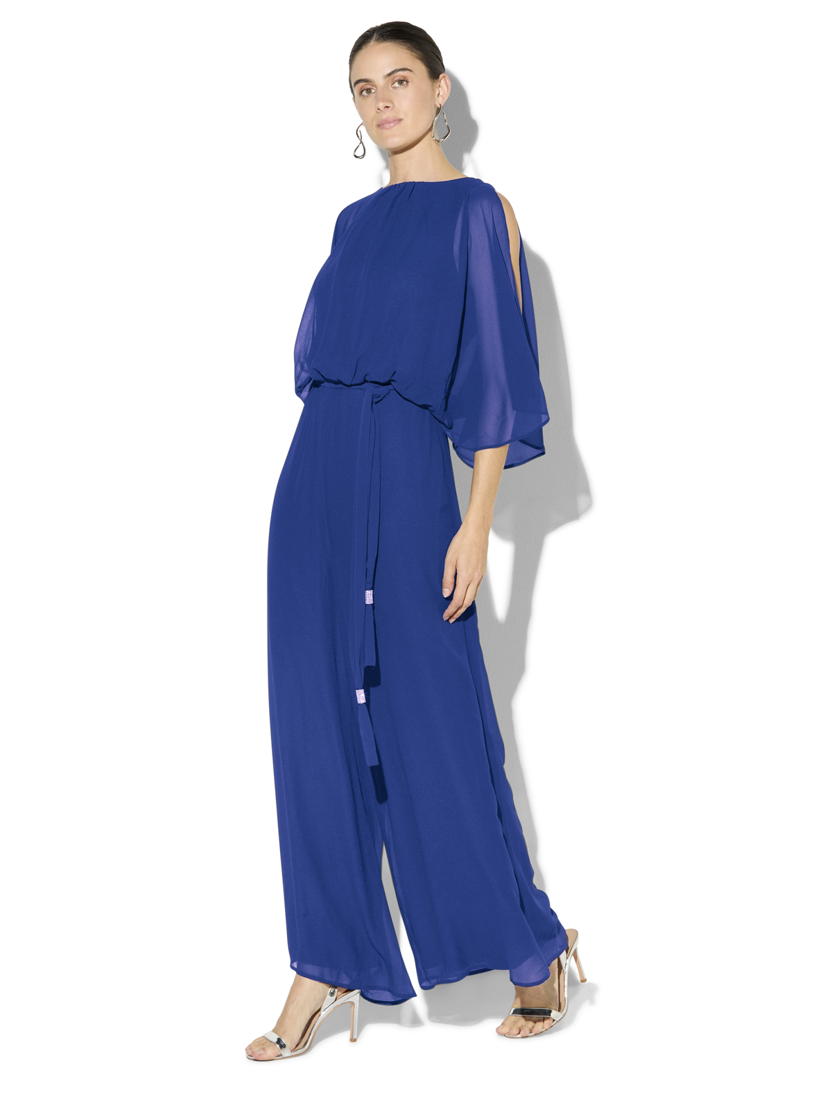 Lucien Sapphire Chiffon Jumpsuit