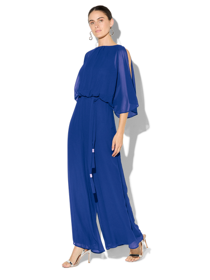 Lucien Sapphire Chiffon Jumpsuit
