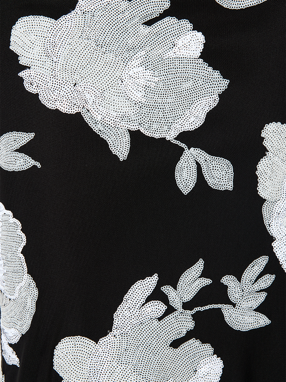 Marcela Duotone Floral Sequin Dress