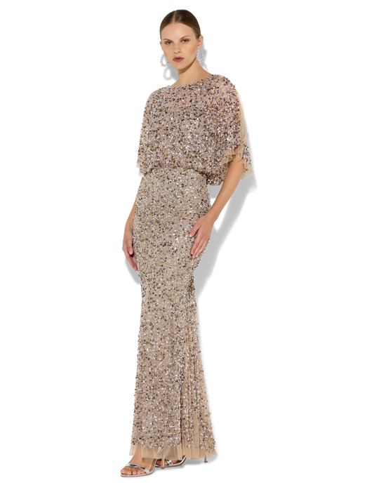 Mimi Hand Beaded Gown