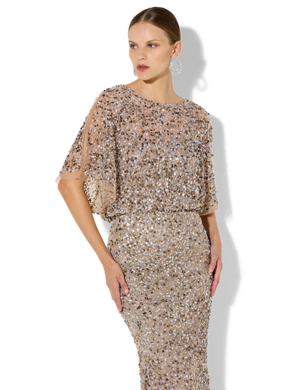 Mimi Hand Beaded Gown