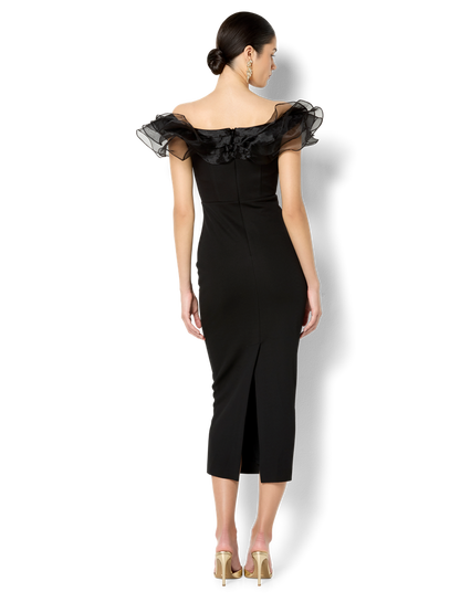 Mina Black Off The Shoulder Dress