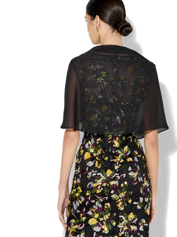 Black Cover Up/Bolero Style 32083J - Black