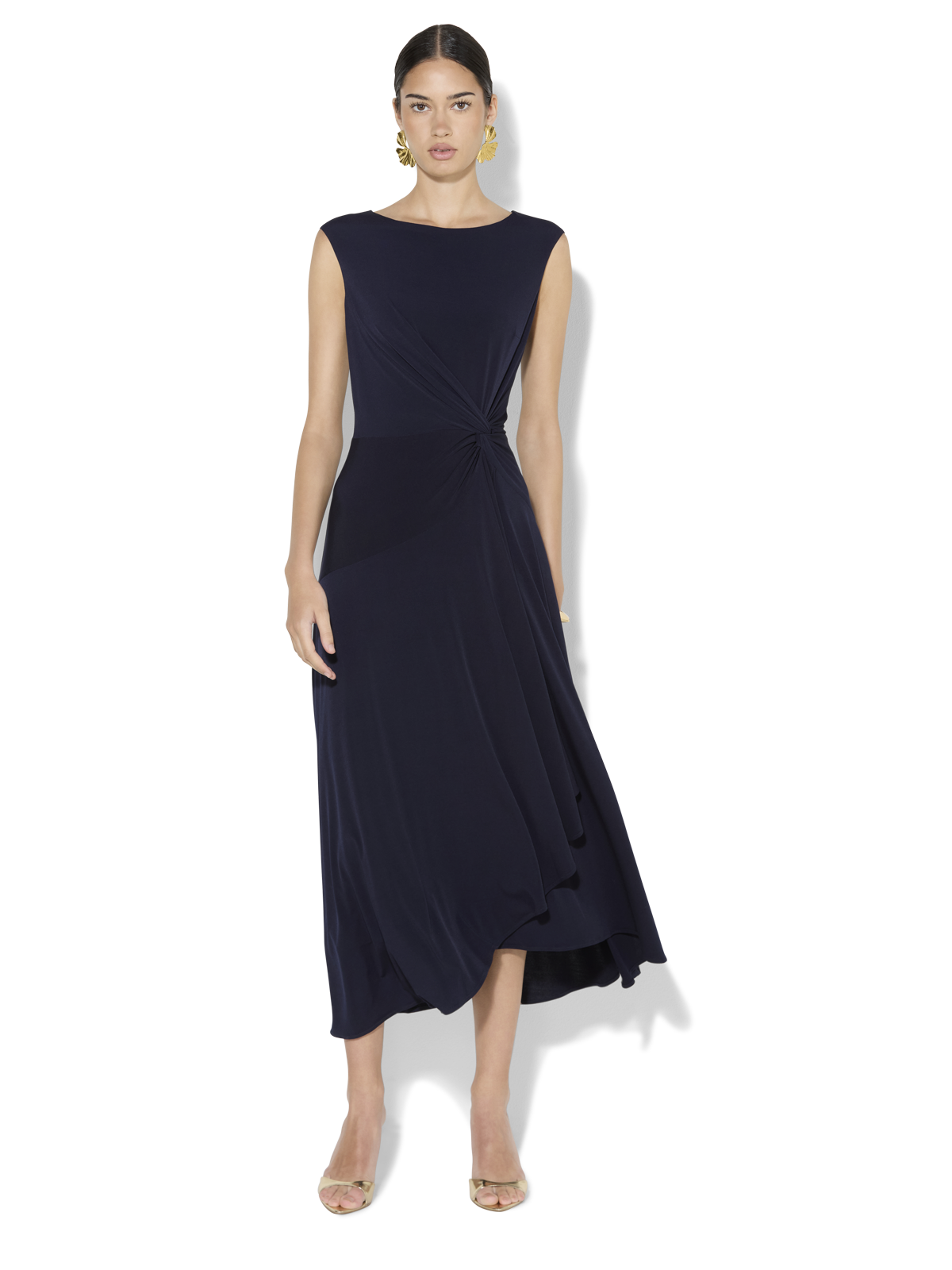 Mia Navy Jersey Dress