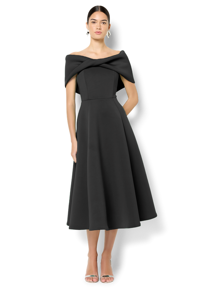 Mica Black Off The Shoulder Dress