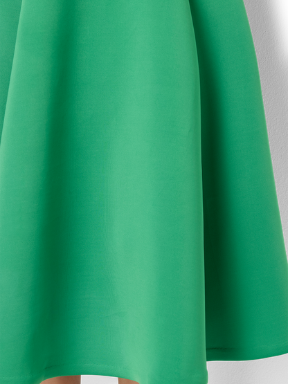 Mica Emerald Off The Shoulder Dress