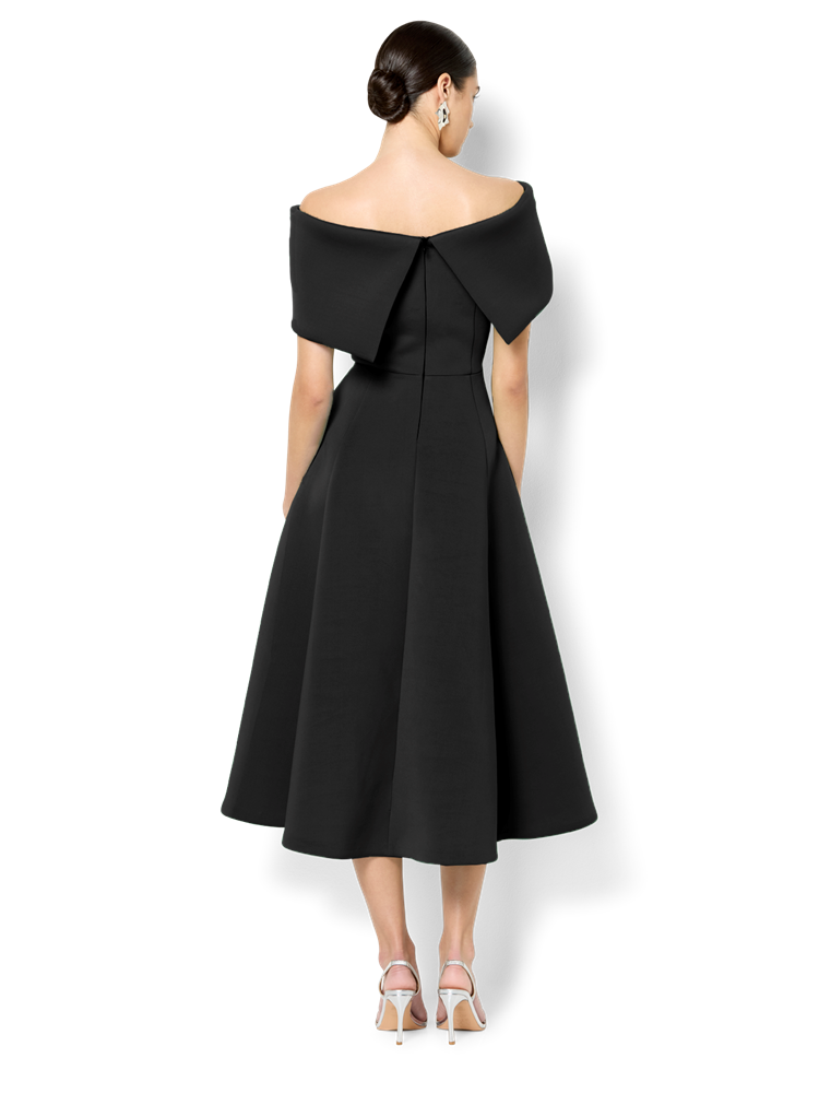 Mica Black Off The Shoulder Dress