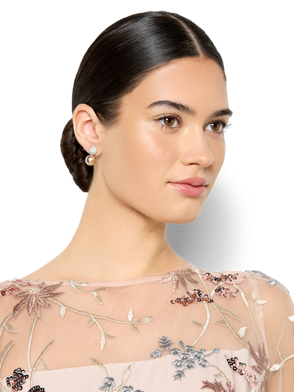 Orphia Mink Pearl Earrings