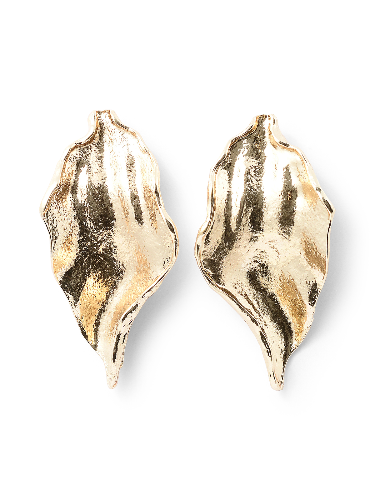 Fawn Gold Leaf Earrings