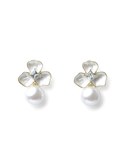Dakota Ivory Pearl Earrings