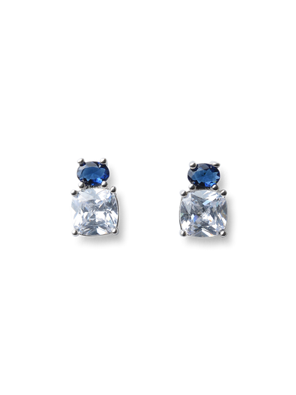 Yvette Blue Crystal Earrings