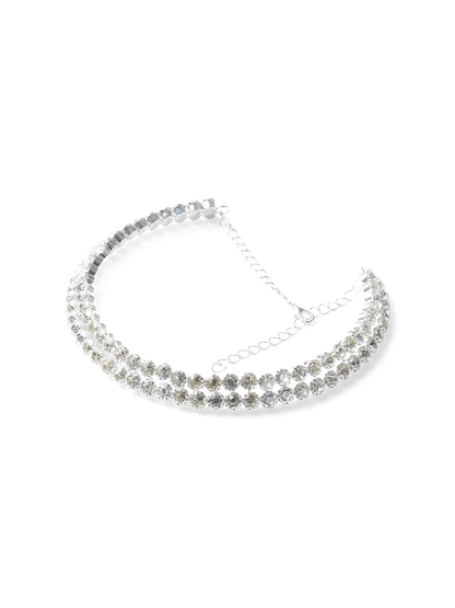 Wendi Silver Earrings & Necklace