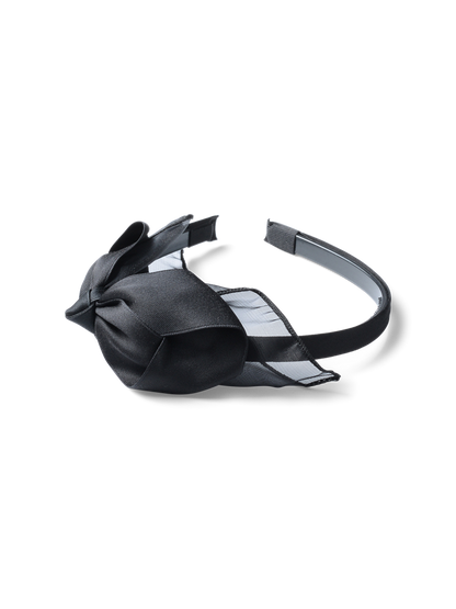 Dorit Black Bow Headband