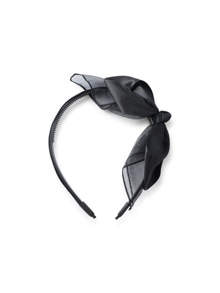 Dorit Black Bow Headband
