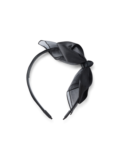 Dorit Black Bow Headband